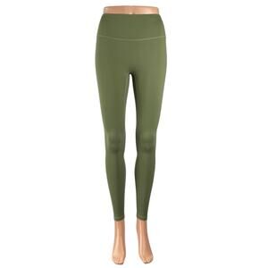 CSB Women's Green High Rise Yoga Gym Workout Athletic Activewear Legging Pants M